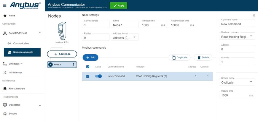 Компания HMS Networks представляет второе поколение шлюзов Anybus Communicator для соединения устройств и машин с современными сетями